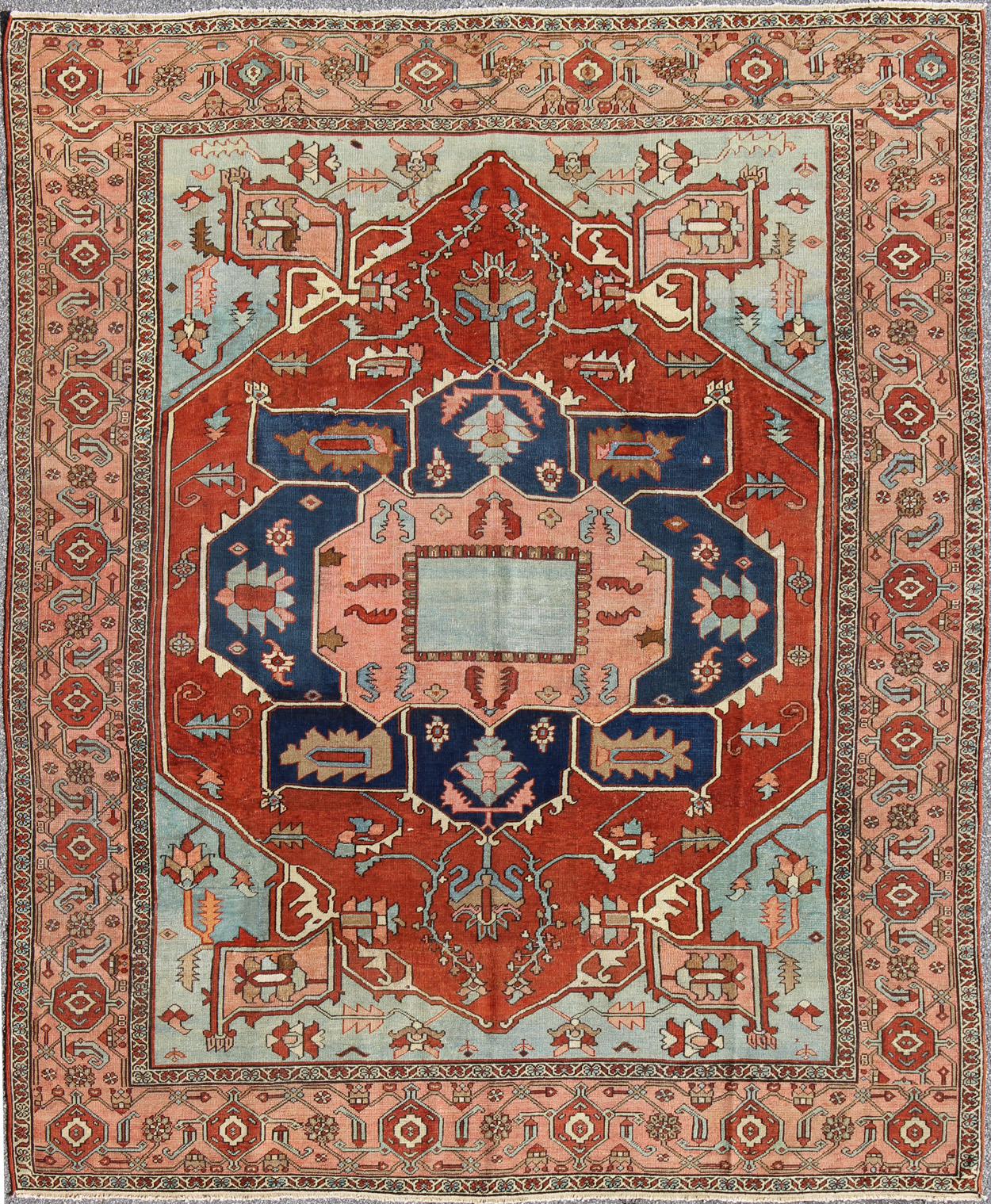 Antique Serapi Rug M140806 Serapi 8'8" x 12'0" Wool